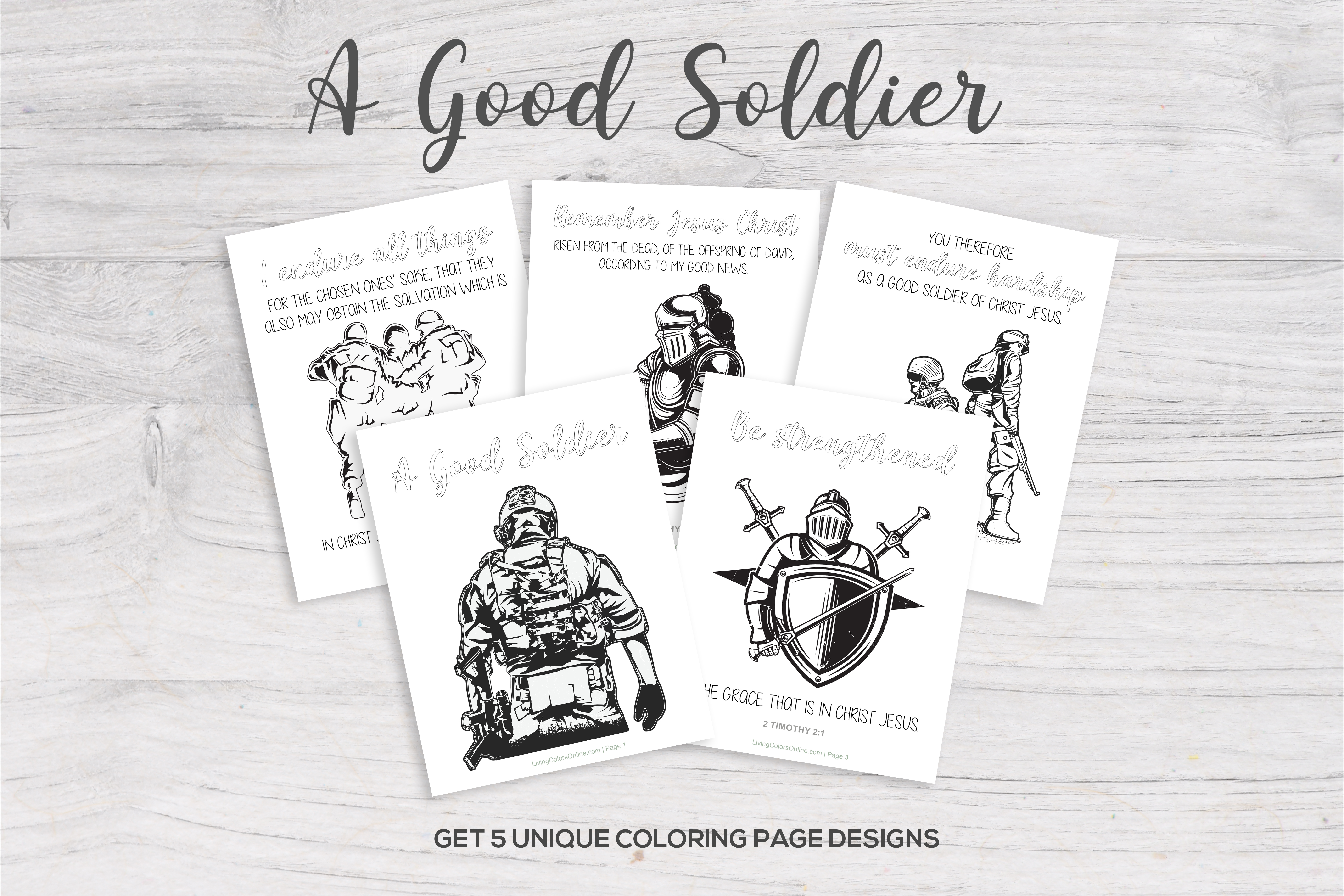Scripture coloring pages