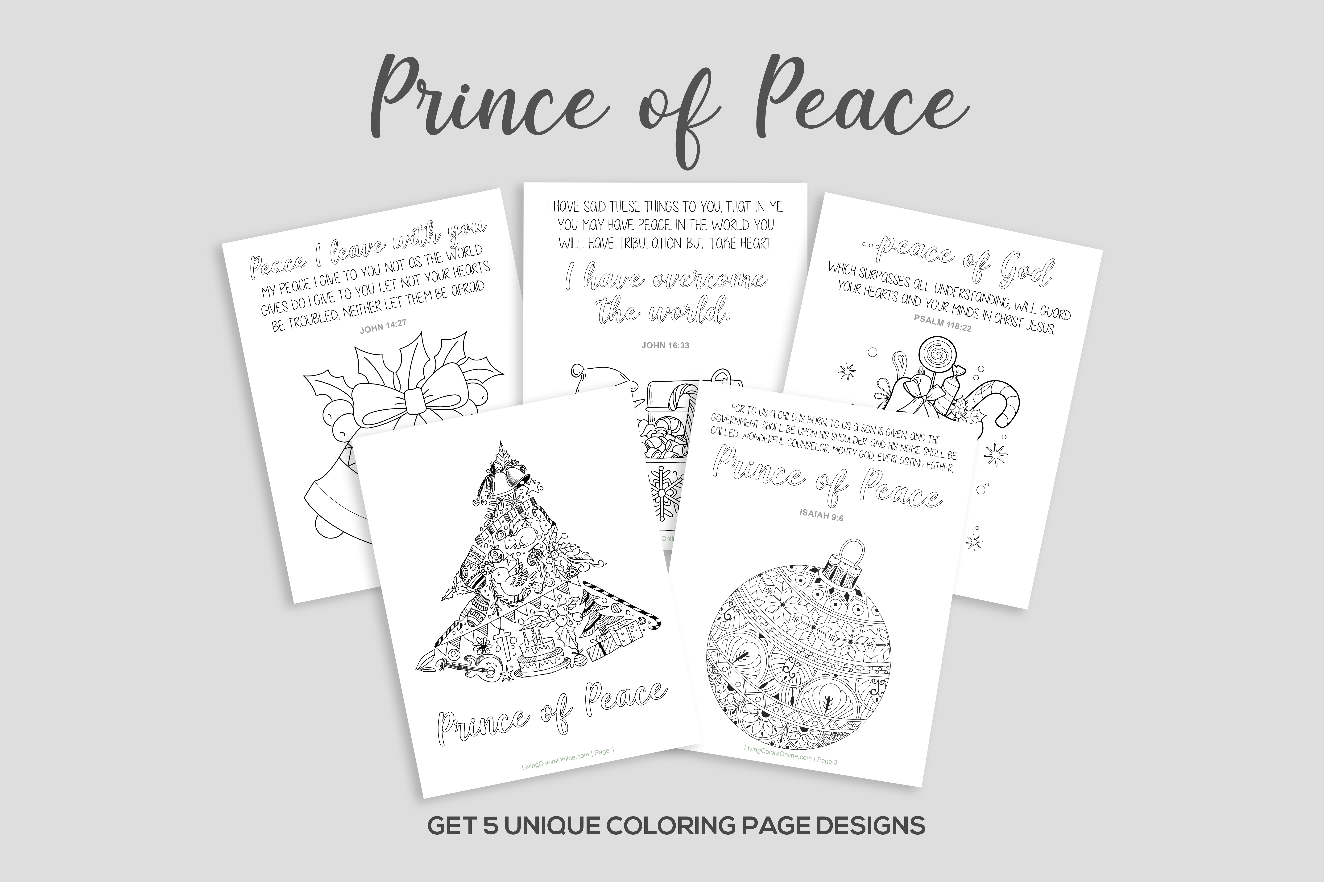 Scripture coloring pages