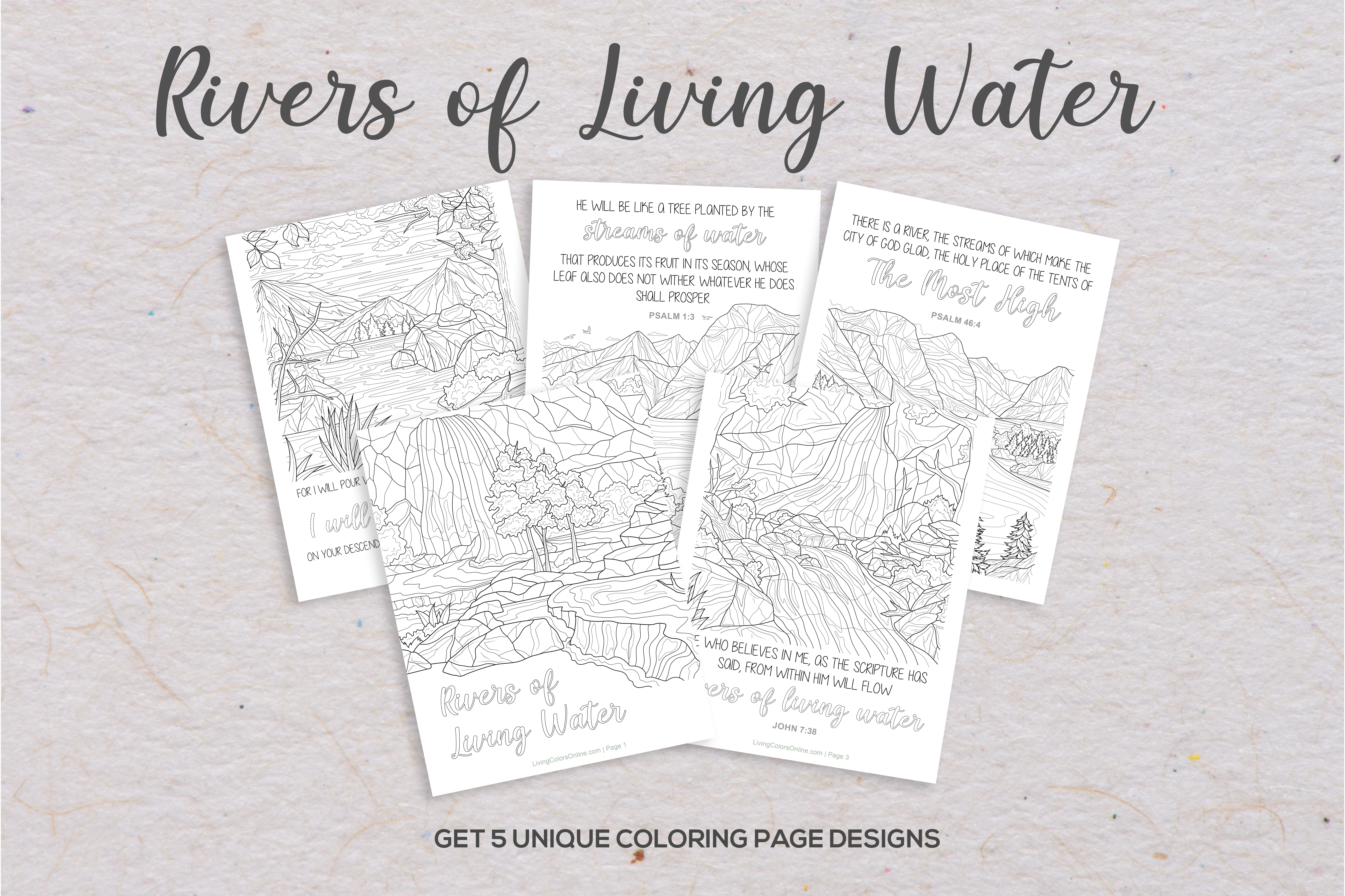 Scripture coloring pages